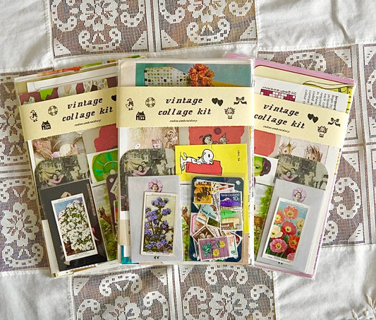 vintage collage kit (edition no.2) ~ junk journaling pack
