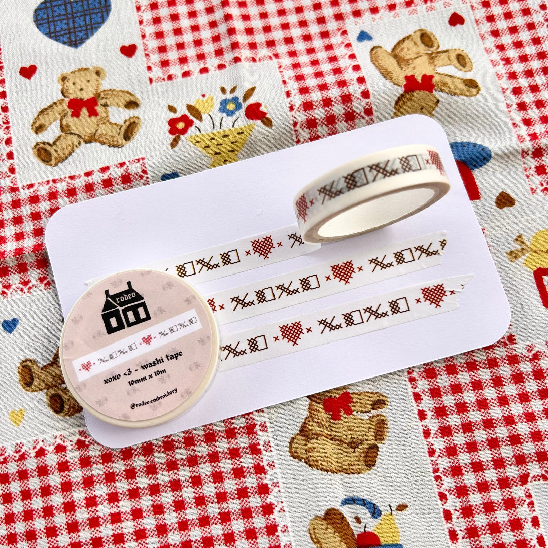 xoxo <3 ~ washi tape