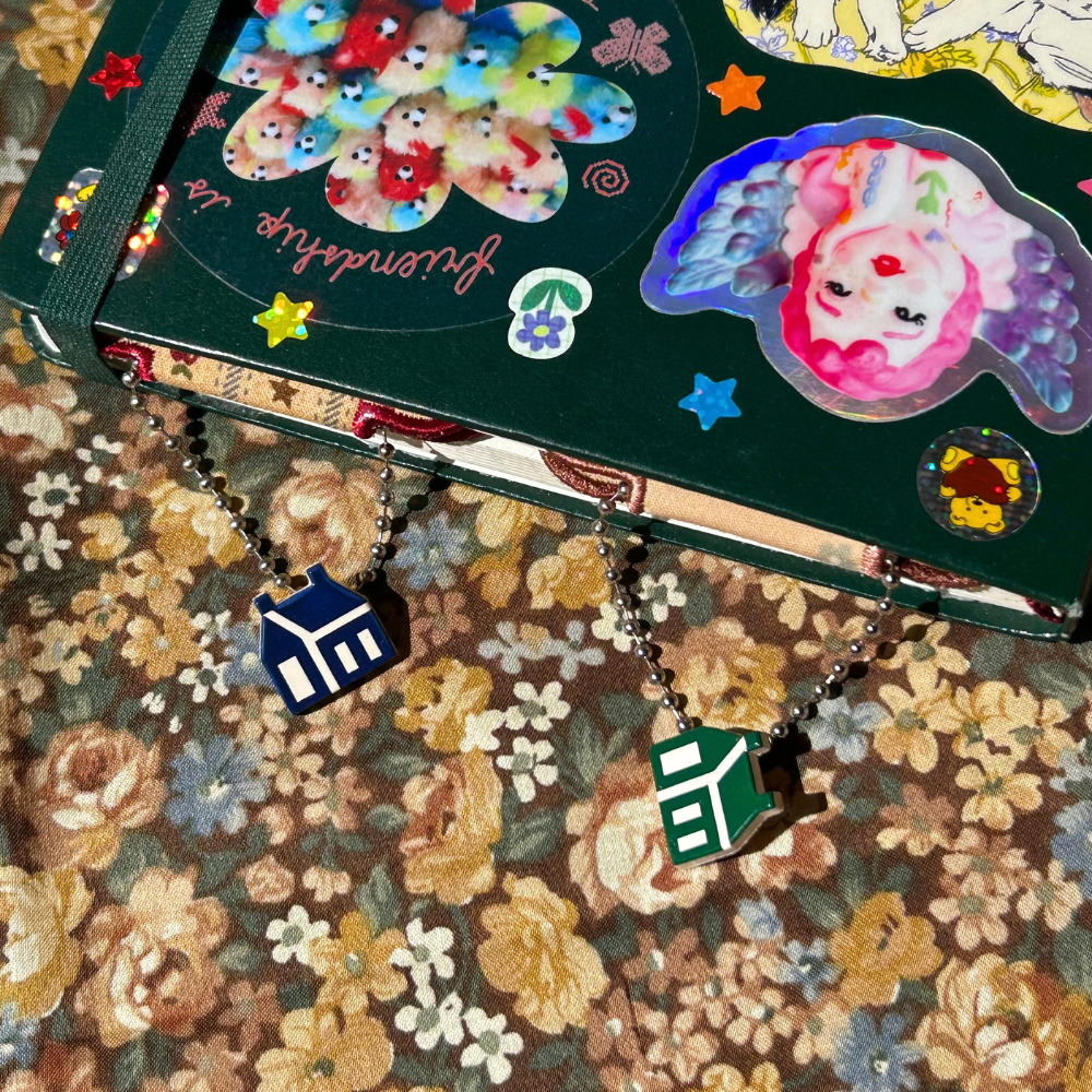 home is ~ magnetic bookmark + keychain