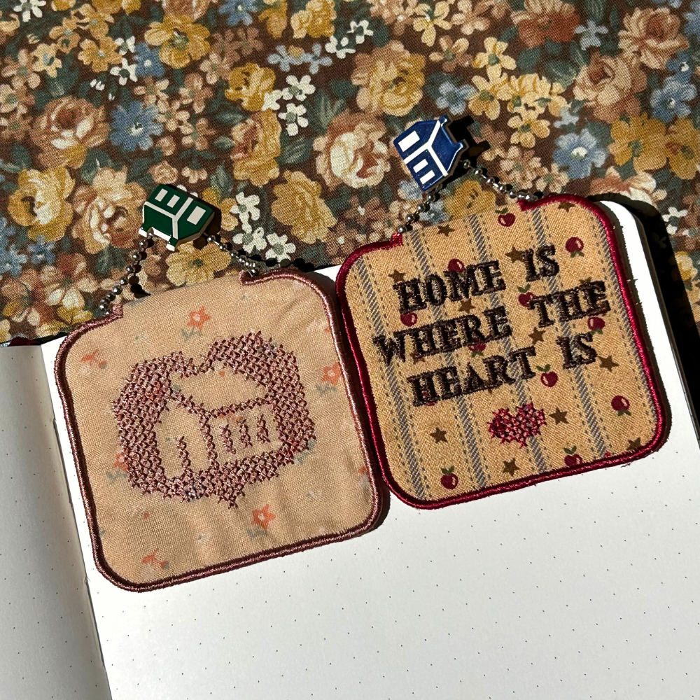 home is ~ magnetic bookmark + keychain