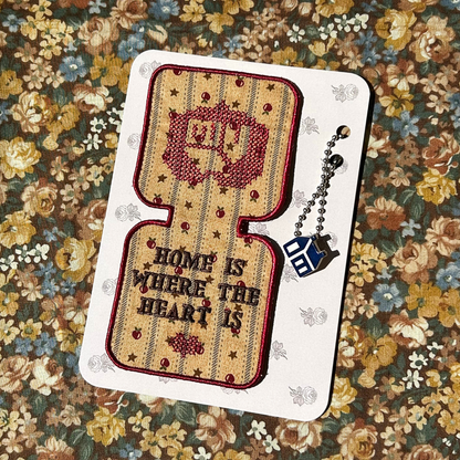 home is ~ magnetic bookmark + keychain