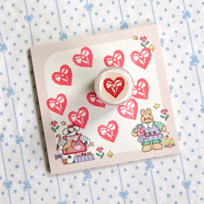 heart bow ~ stamp it out!