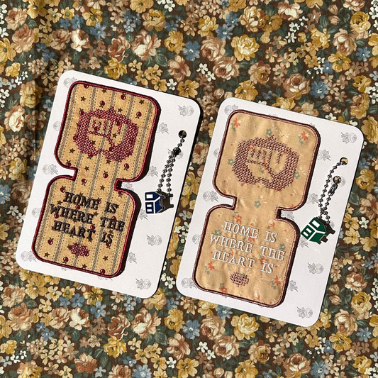 home is ~ magnetic bookmark + keychain