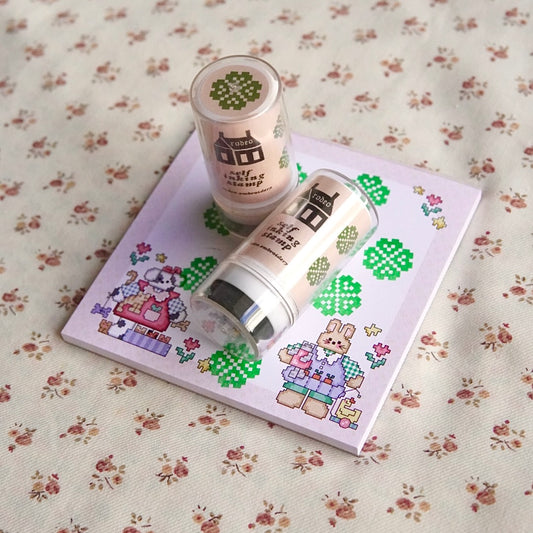 clover ~ self inking stamp