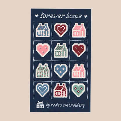forever home ~ vinyl sticker sheet (clear)