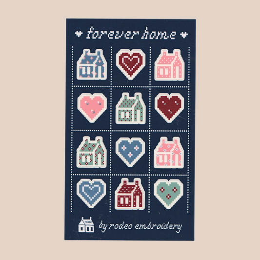 forever home ~ vinyl sticker sheet (clear)