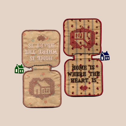 home is ~ magnetic bookmark + keychain