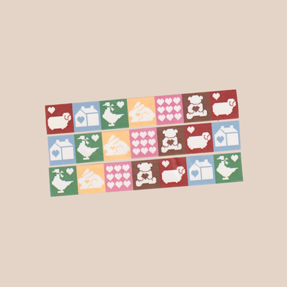 cosy cutouts ~ washi tape