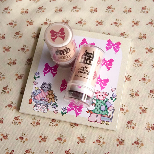 bow ~ self inking stamp