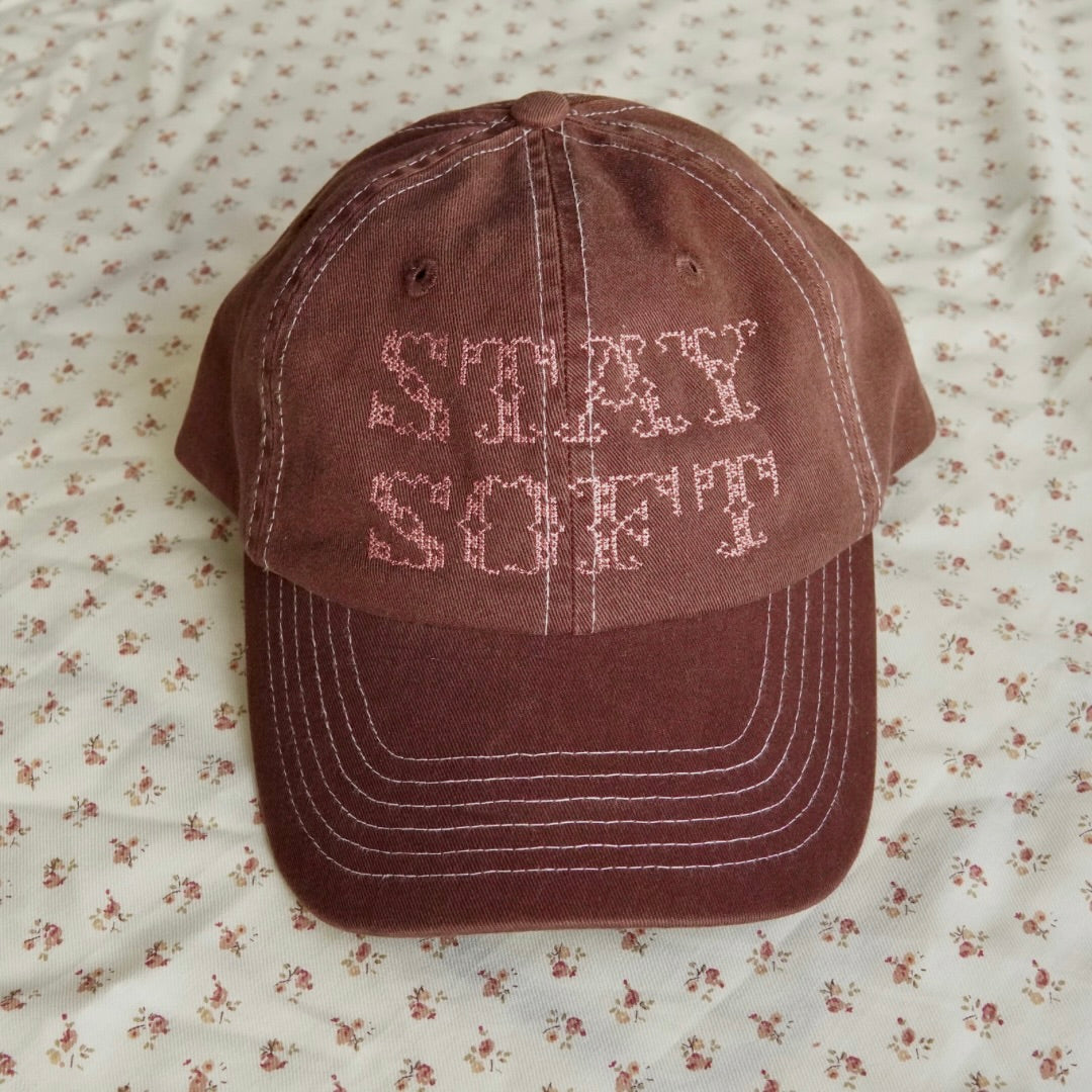 stay soft ~ embroidered cap