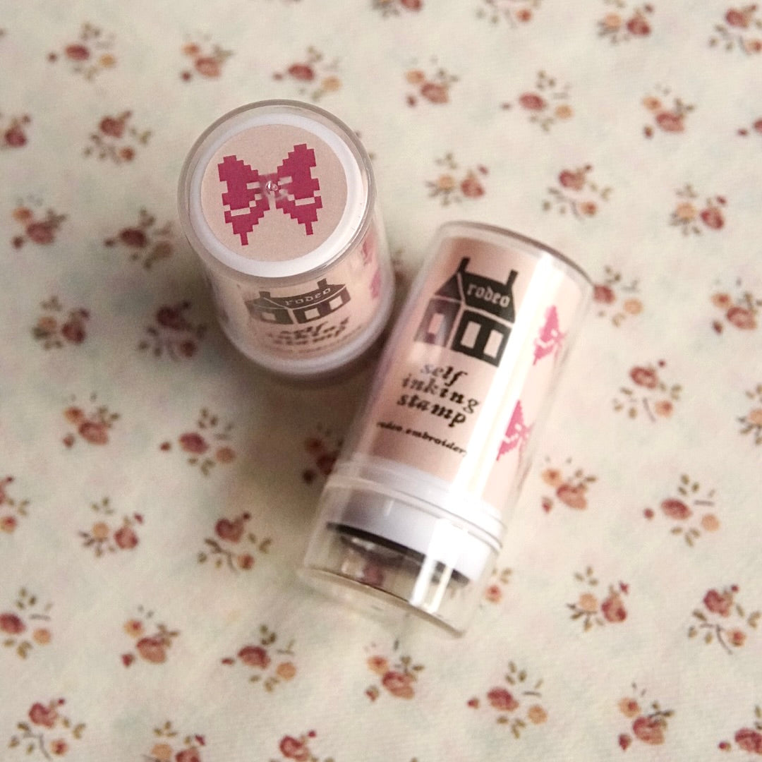 bow ~ self inking stamp