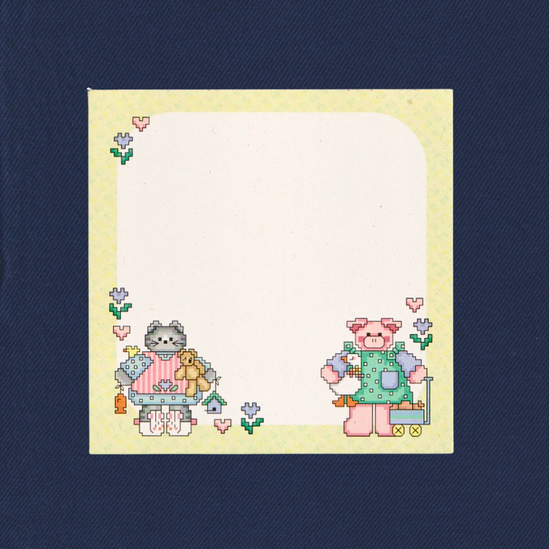 cutie critters ~ square notepads