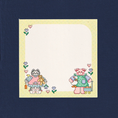 cutie critters ~ square notepads