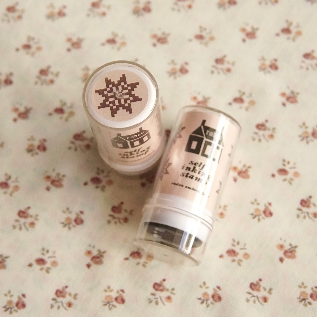 quilt star ~ self inking stamp