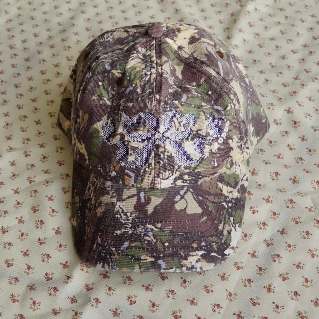 bow camo ~ embroidered cap