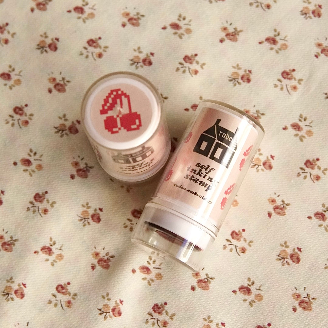 cherries ~ self inking stamp