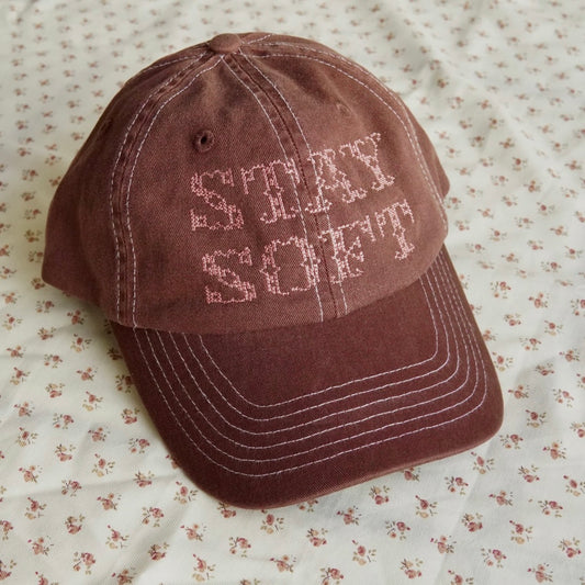 stay soft ~ embroidered cap