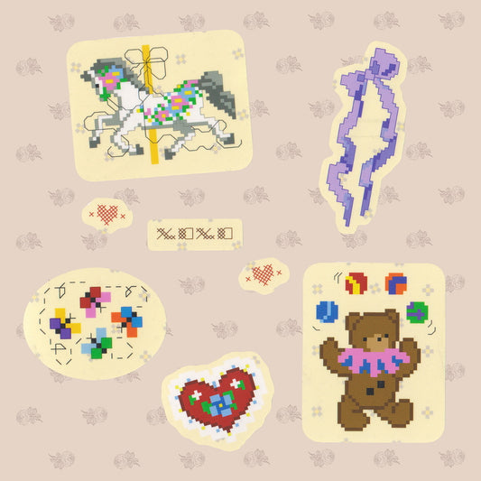 playhouse - vinyl sticker sheet