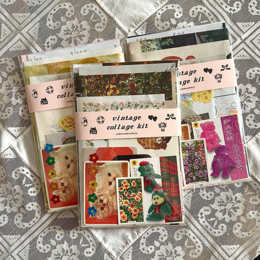vintage collage kit (edition no.2) ~ junk journaling pack