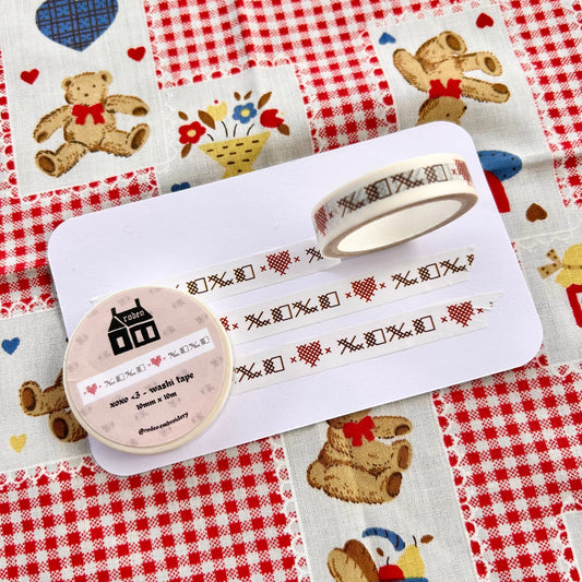 xoxo <3 ~ washi tape