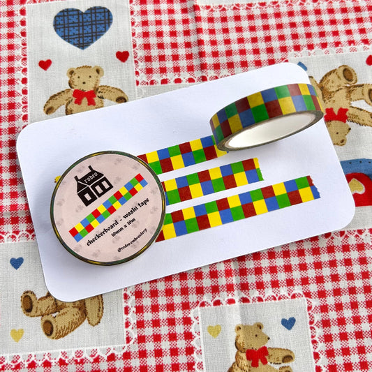 checkerboard ~ washi tape
