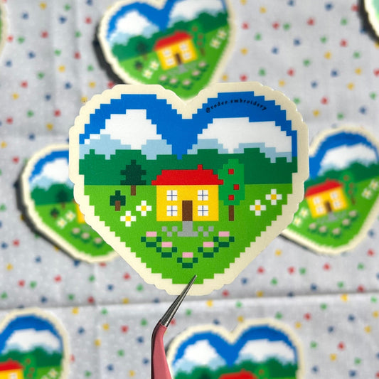 heart home ~ vinyl sticker