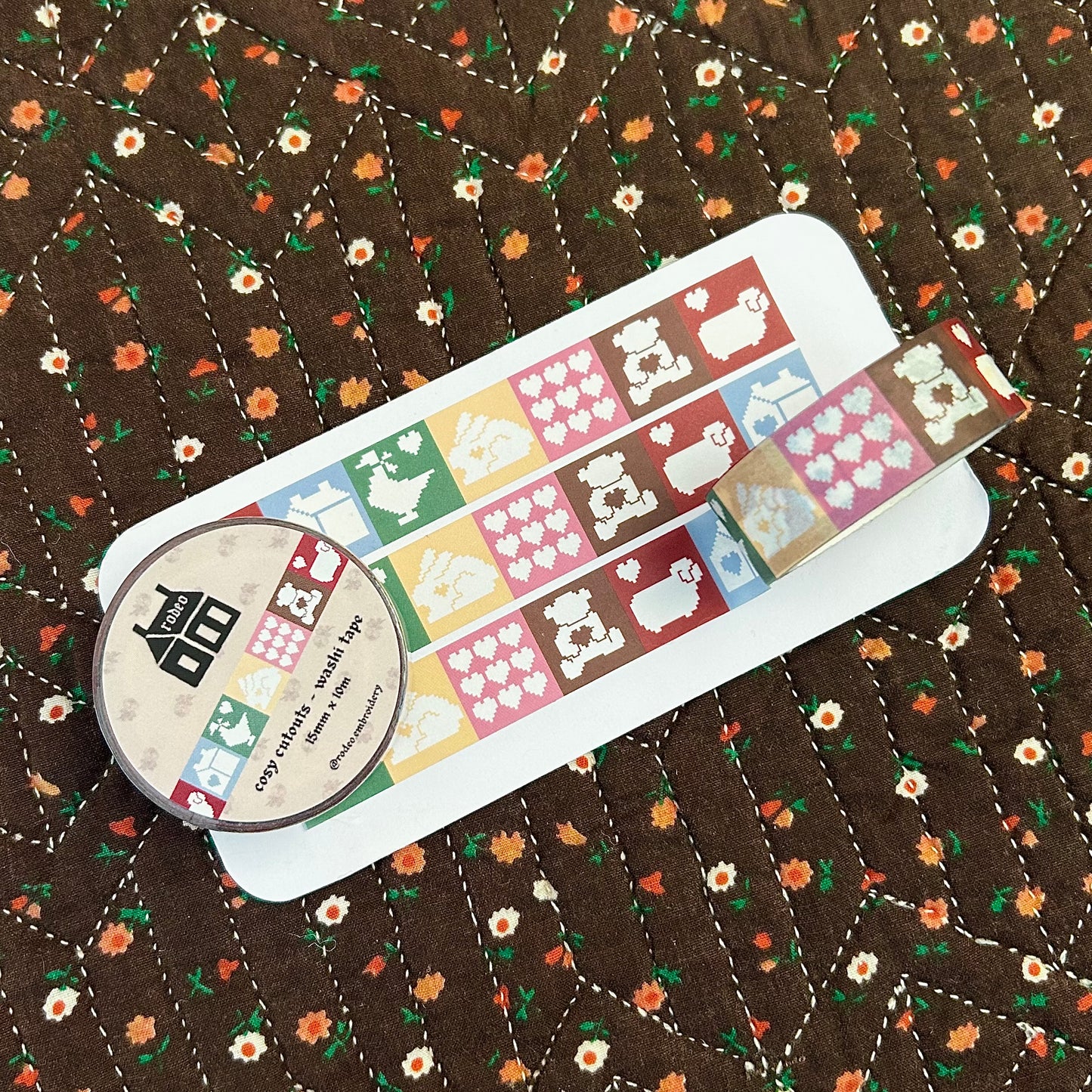 cosy cutouts ~ washi tape