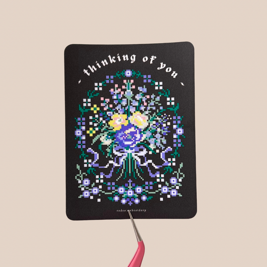 thinking of you ~ vinyl sticker