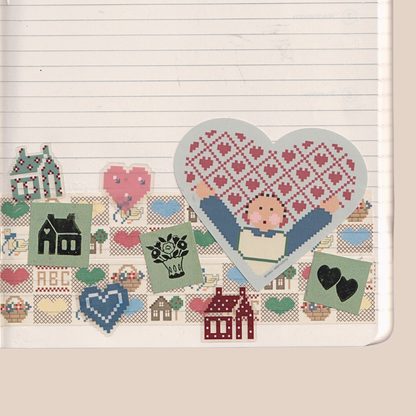 forever home ~ vinyl sticker sheet (clear)