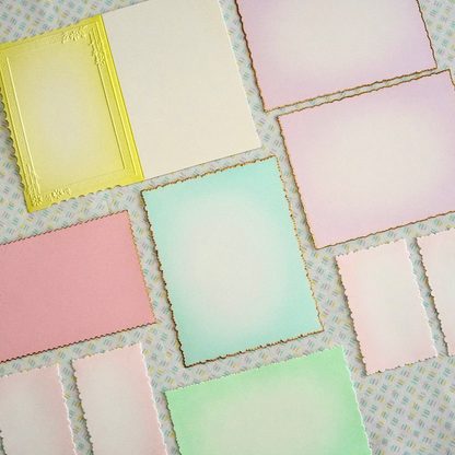 vintage cardstock (1960's) ~ junk journaling pack