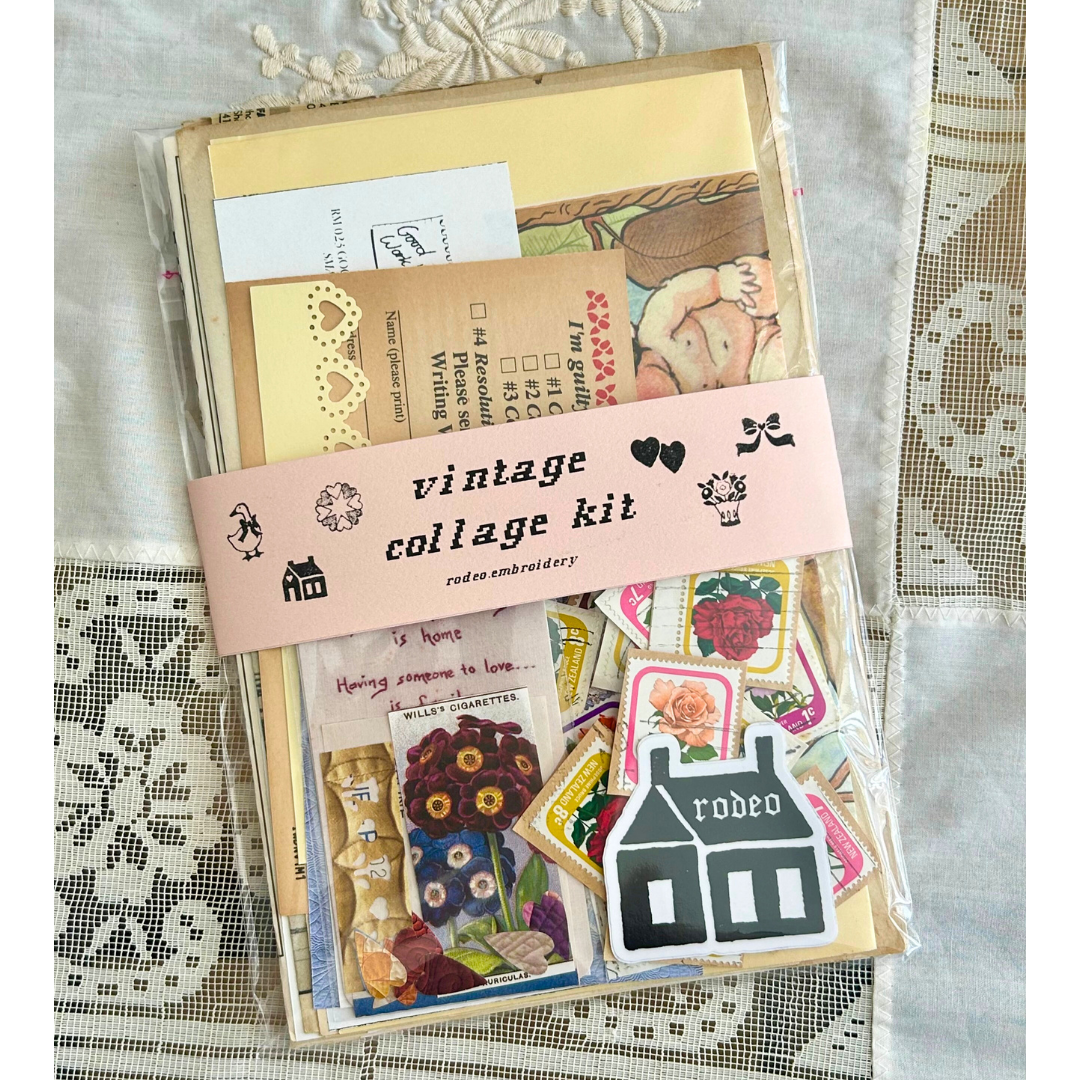 vintage collage kit (edition.1) ~ junk journaling pack