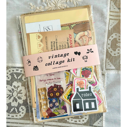 vintage collage kit (edition.1) ~ junk journaling pack
