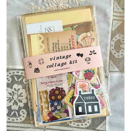 vintage collage kit (edition.1) ~ junk journaling pack