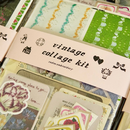 vintage collage kit (edition.1) ~ junk journaling pack