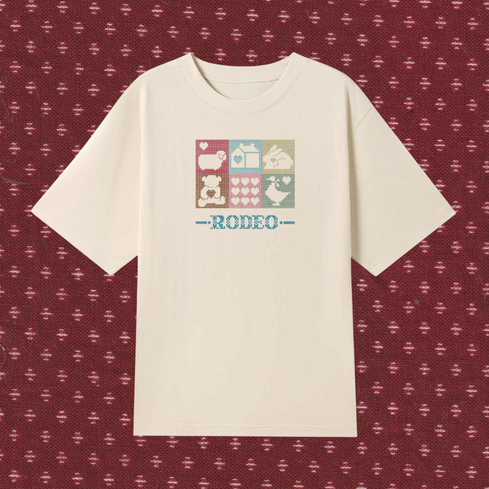 cosy cutouts ~ embroidered oversized shirt